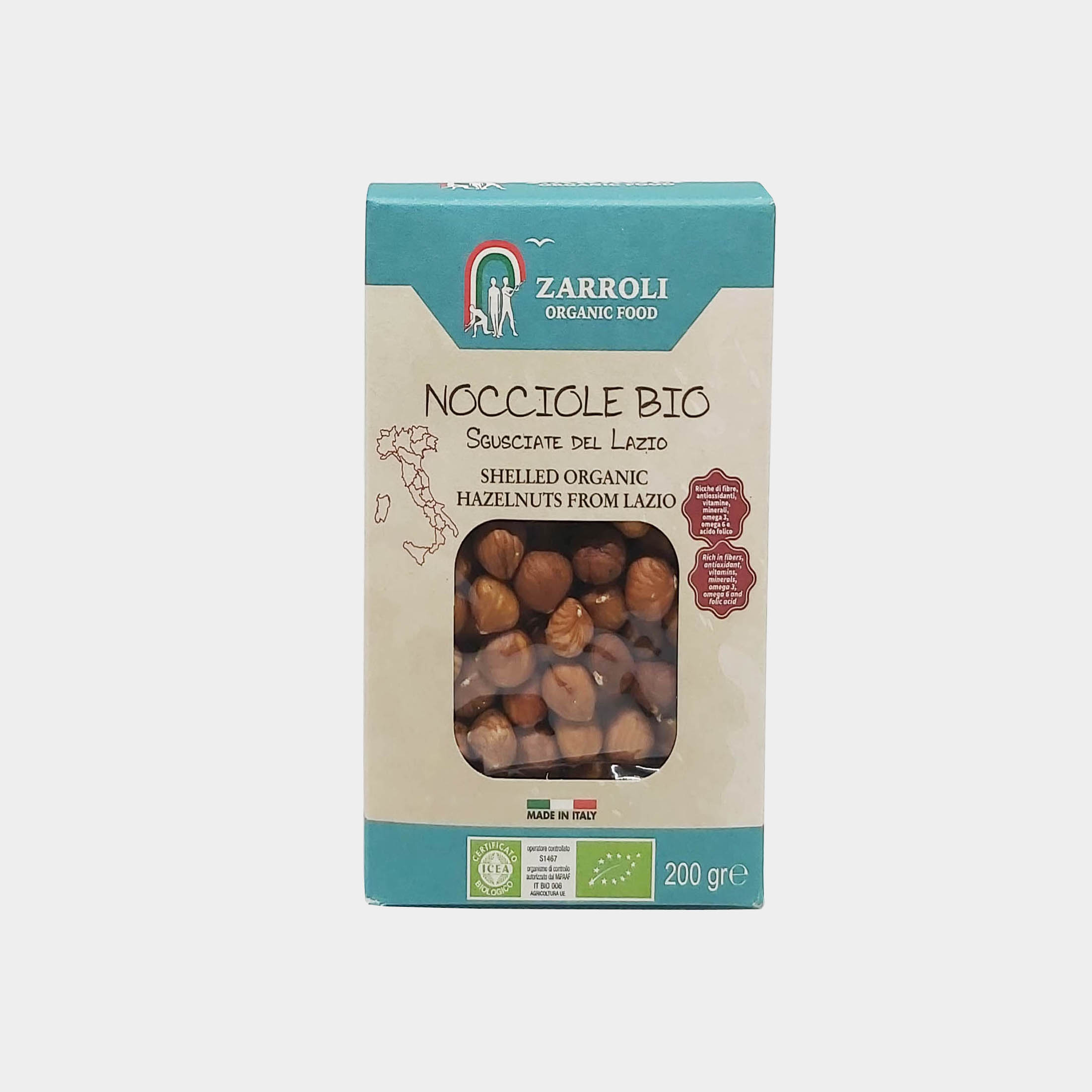 Nocciole bio sgusciate del Lazio